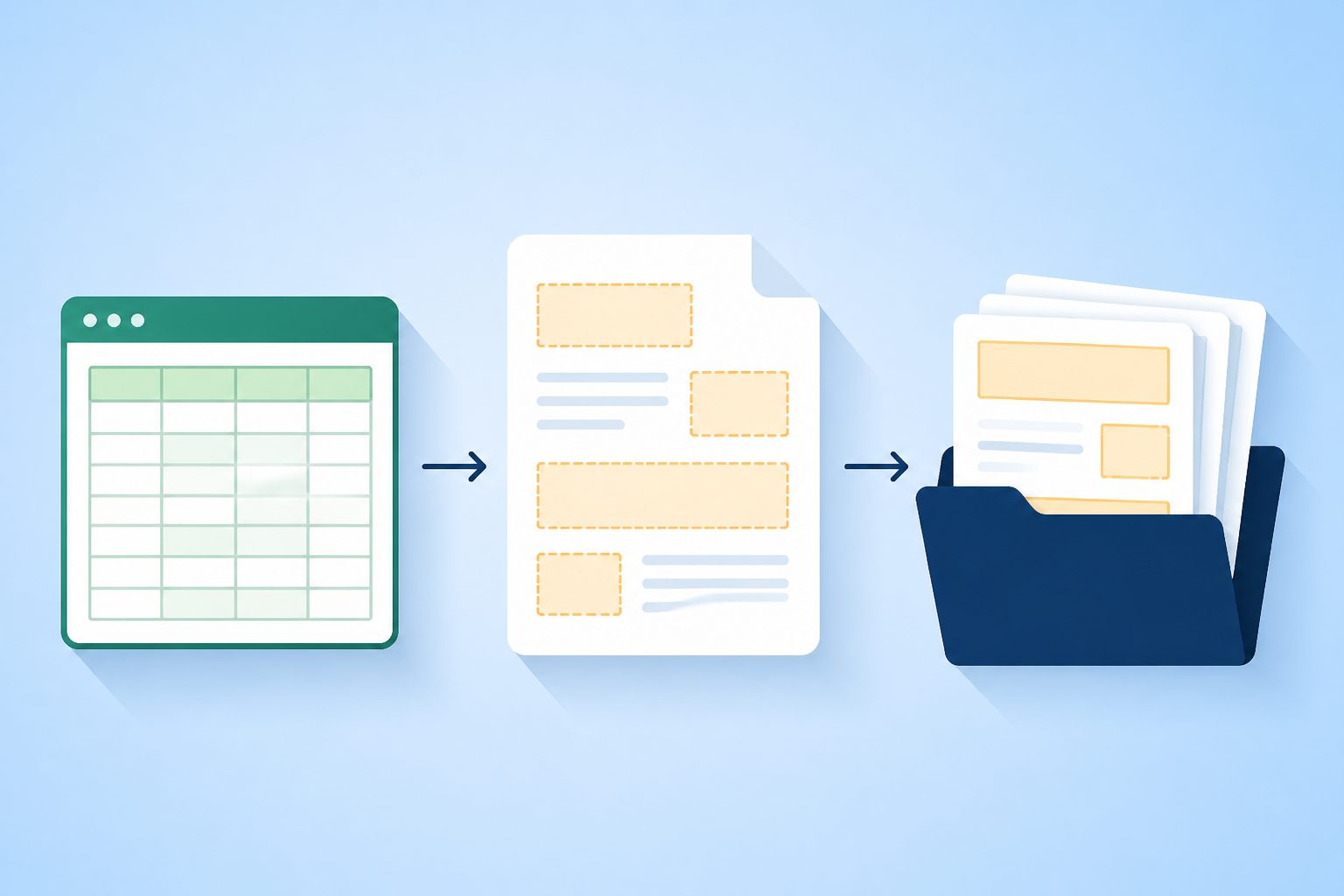 Формирование документов Word по шаблону из таблицы Excel: как это устроено