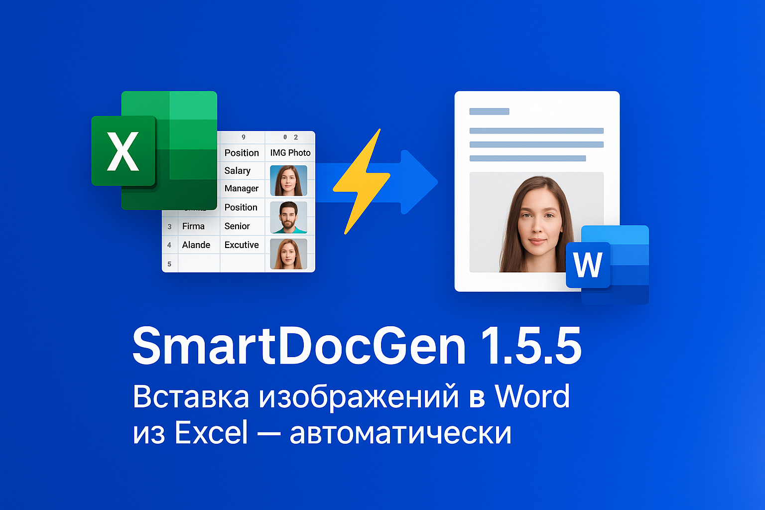 Крупнейшее обновление программы за всю историю. Главная фича — автоматическая вставка изображений в Word-документы из данных Excel.